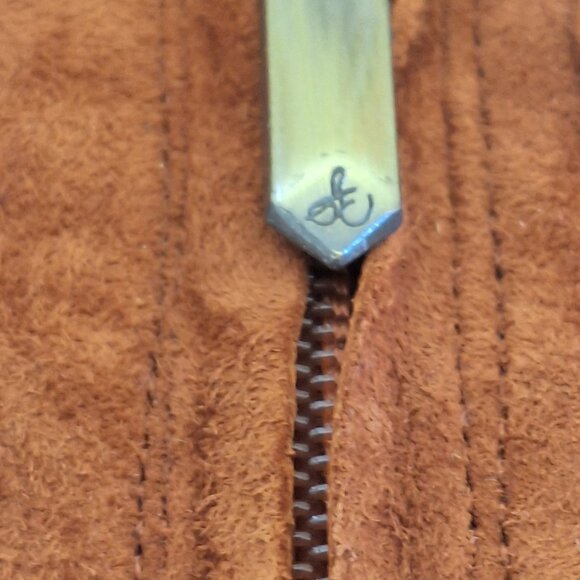 Sam Edelman Paige Suede Booties‎ Fringe Ankle Boots Cinnamon sz 9 Festival Boots - Picture 10 of 16